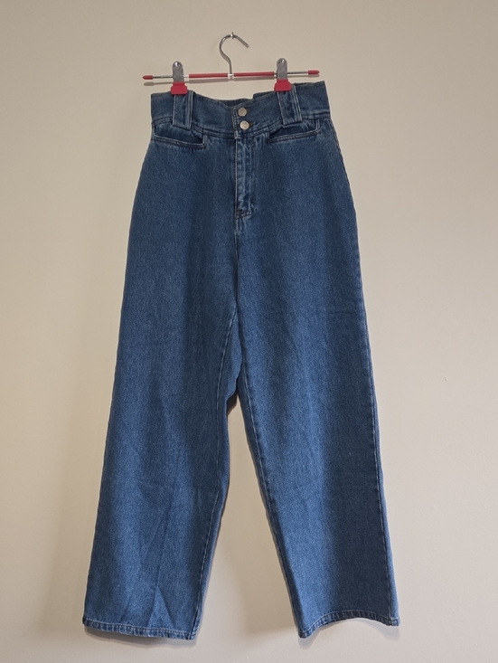 Vintage Denim - Vintage 90s Wide Leg High Rise Jeans